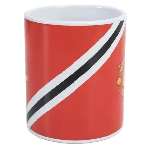 Manchester United FC Core Stripe Mug Red/Black/White (One Size)