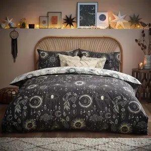 Cotton Blend, Polyester Abstract Duvet Cover Set with Pillowcases King Duvet Cover + 2 Standard Pillowcases