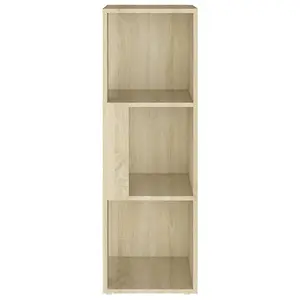 Berkfield Corner Cabinet Sonoma Oak 33x33x100 cm Engineered Wood