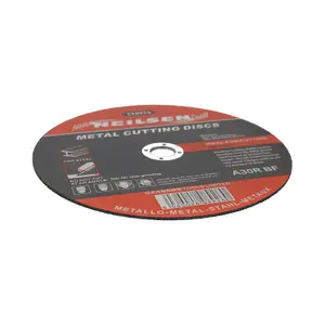 9" / 230mm Metal Steel Cutting Discs For 9" Angle Grinders 230mm x 1.9mm 5pc