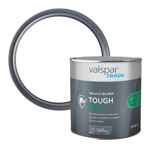 Valspar Trade Walls & Ceilings Interior Wall & ceiling Silk Emulsion, Base A, Base A, 2.5L