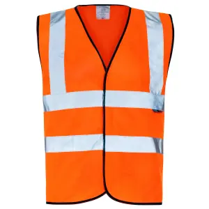 Hi-Vis Vest Or/Bla Gio 2B C2 S