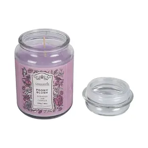 18Oz Scented Jar Candle Peony Blush 510g