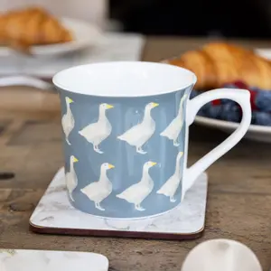 KitchenCraft Fine Bone China Geese Mug