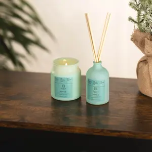 Scented Candle and Diffuser Set - Eucalyptus Mint