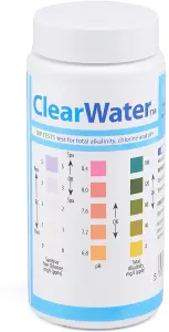 Clearwater CH0012 25 Dip Test Strips for Swimming Pool and Spa Treatment