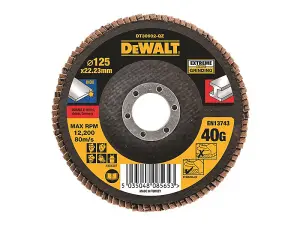 DeWalt DT30602 125mm Extreme Metal Flap Disc for Grinding and Rust Removal