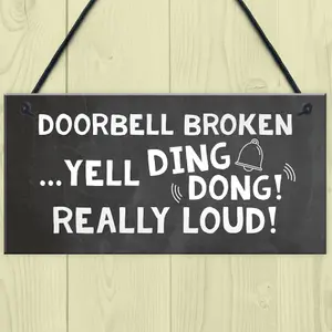 Handmade Door Sign Hanging Plaque Novelty Home Sign Gift For Home Funny Door Plaque