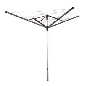 Minky 60m RoTaLift Rotary Washing Line with Pulley, Cover and Soil Spike