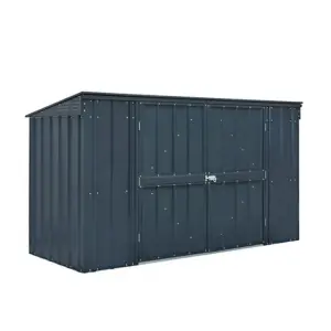 7 x 3 Triple Bin Store Anthracite Grey (2.33m x 0.95m)