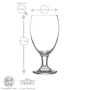 590ml Wine Glass Set (Set of 8)