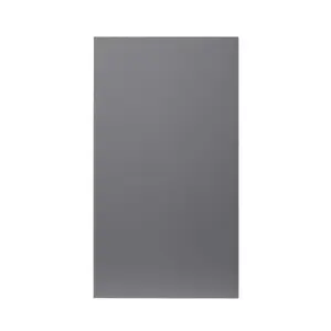 GoodHome Stevia Gloss anthracite Slab Cabinet door (H)715mm (T)18mm