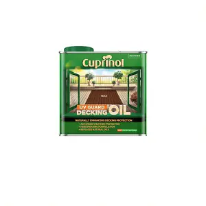 Cuprinol Uv Guard Decking Oil Teak 2.5L