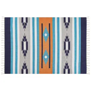 Cotton Kilim Area Rug 200 x 300 cm Multicolour NORATUS