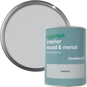 GoodHome Hamptons Eggshell Metal & wood paint, 750ml