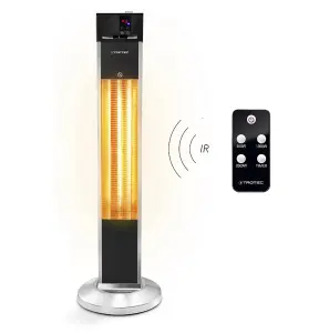 2kW Floor Standing Infrared Heater - IP34 with Remote Control