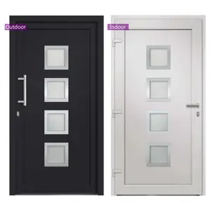 Efimenko Front Door Anthracite / Left Handing / 200cm H x 98cm W x 7cm D