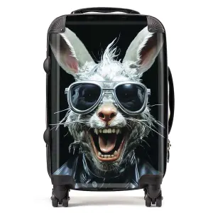 Funky Rabbit Face Suitcase - Cabin