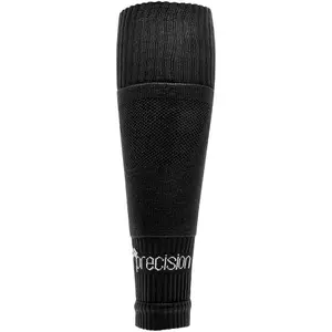 ADULT SIZE 7-12 Pro Footless Sleeve Football Socks - BLACK - Stretch Fit