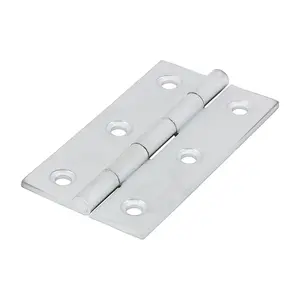 TIMCO Solid Drawn Brass Hinges Satin Chrome - 64 x 35