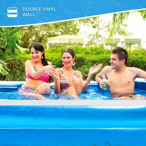 Benross Inflatable Rectangular Family Pool - 1075L Capacity