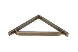 From The Anvil Burnished Brass Barton Shelf Bracket (150mm x 150mm)