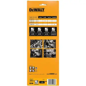 Dewalt DT8460 Bandsaw Blades 4 Pack - 835mm x 12mm x 14TPI Suits DCS371