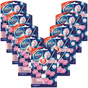 Domestos Power 5 Toilet Block, Pink, 9 Packs of Duo Pack