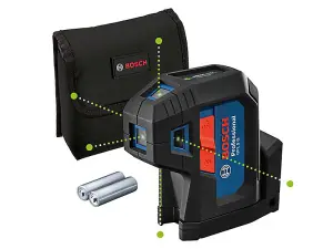 BOSCH GPL 5G AA batteries Point laser