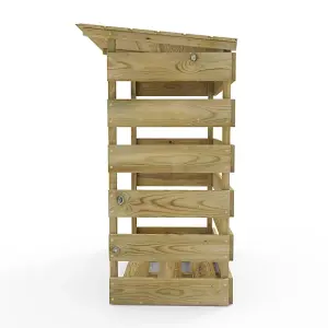 Everest Wooden Log Store (Single - 110cm Wide, 123cm Tall)