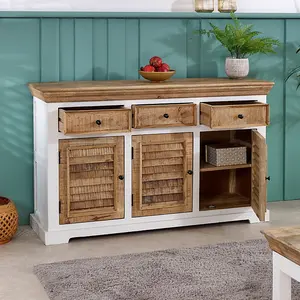 Alfie TV Cabinet Upto 57" - Mango Wood - L45 x W145 x H60 cm