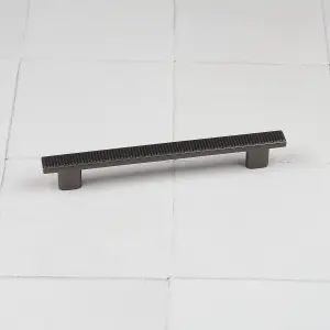 Anthracite Dark Grey Kitchen Handle Pull 128mm Furniture Drawer Cupboard Upcycle Wardrobe DIY