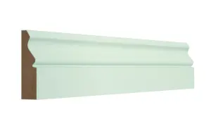 GoodHome Primed White MDF Ogee Architrave (L)2100mm (W)69mm (T)18mm