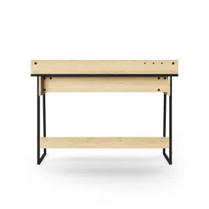 Salisbury Desk in Light Brown / Black