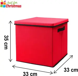 Christmas Tree 64 Bauble Decorations Box Bag Holder With 4 Removable Trays