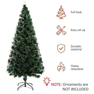 Durham 180cm Lighted Artificial Fir Christmas Tree