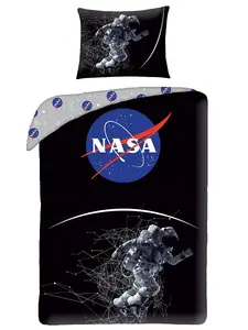 NASA Astronaut Single 100% Cotton Duvet Cover Set - European Size