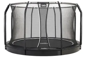 13ft Salta Royal Baseground Round Trampoline with Enclosure