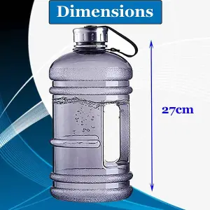 Almineez 2.2L Water Bottle Leakproof BPA Free Odorless Jug Daily Hydration Gym Fitness