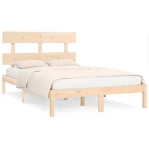 Berkfield Bed Frame Solid Wood 180x200 cm 6FT Super King