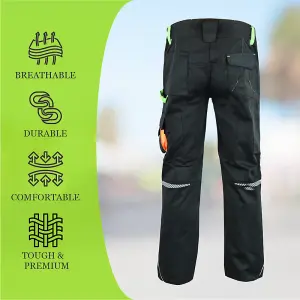 MS9 Mens Cargo Combat Working Work Trouser Trousers Pants Jeans 1145 - 30W/34L