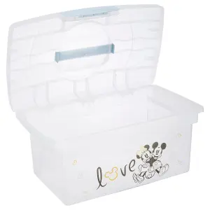 Keeeper Minnie Traveller Organising Storage Box with Lid Blue