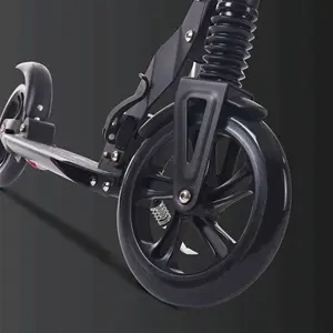 Adult Micro Scooter With Suspension - Black