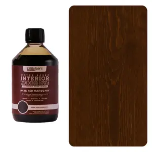 Littlefair's - Indoor Wood Stain - Dark Red Mahogany - 500ml