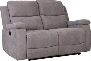 Ledbury 2 Seater Grey Fabric Manual Recliner Sofa