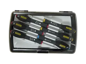 STANLEY 0-65-492 FatMax Precision Screwdriver Set, 6 Piece STA065492