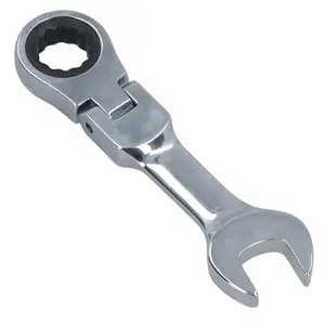 14mm Stubby Flexi Ratchet Combination Spanner Metric Wrench 72 Teeth SPN19