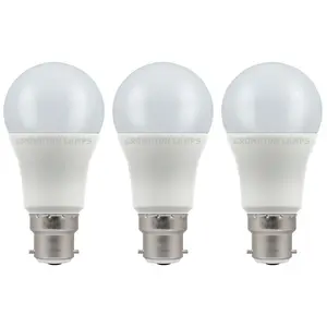 Crompton Lamps LED GLS 11W B22 Warm White Opal (75W Eqv) (3 Pack)