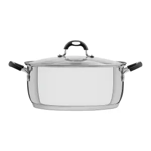 Tramontina Shallow Stock Pot 30 cm - 8.9l