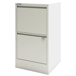 Home Filer 41.3cm Wide 2 -Drawer Solid Wood File Cabinet White